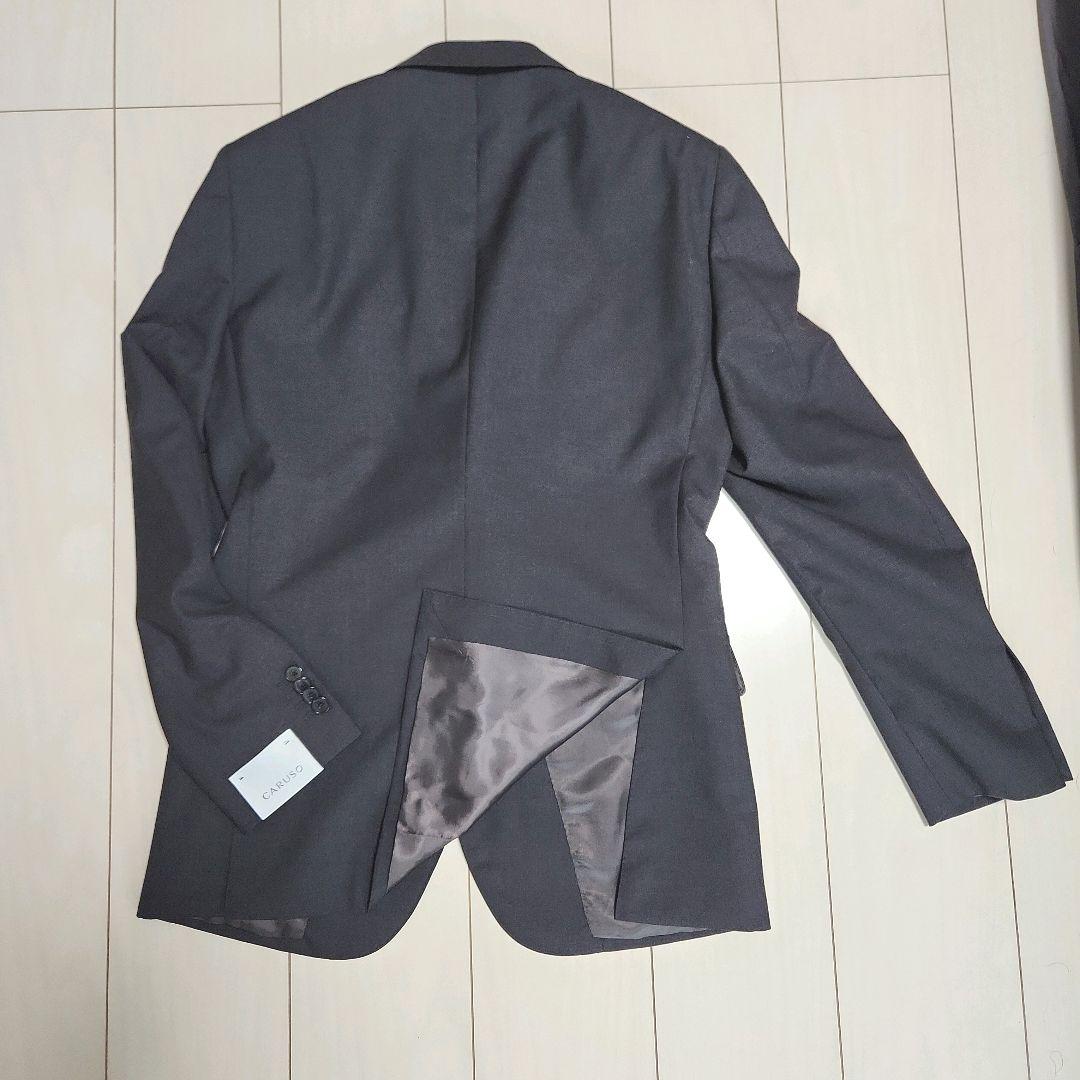 【イタリア購入品】CARUSO ダークグレー スーツジャケット 新品未使用