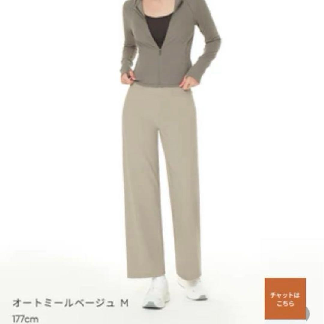 チャコ★andar Airywin セミ裏起毛ワイドレギンス ショートＭ