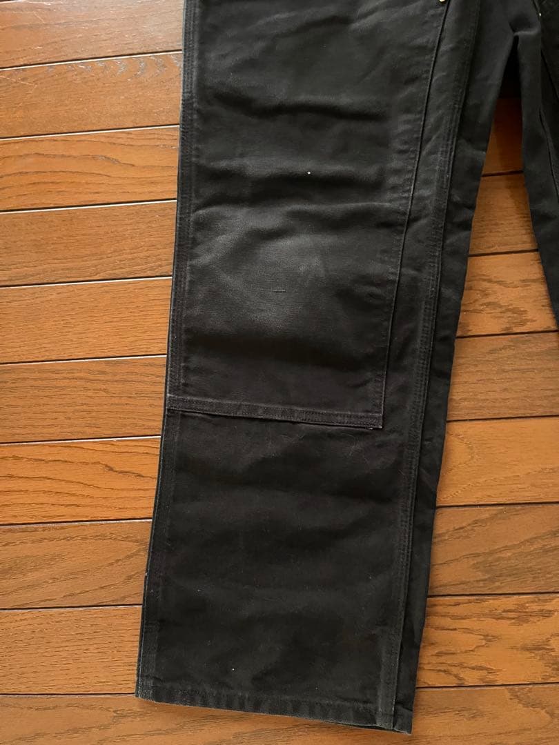 CARHARTT DOUBLE KNEE ブラック　カーハート　ダブルニー
