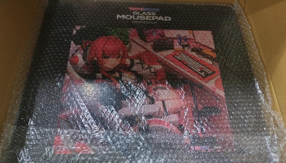 猫汰つな ぶいすぽっ！ ガラスマウスパッド 新品未開封 VSPO! GEAR