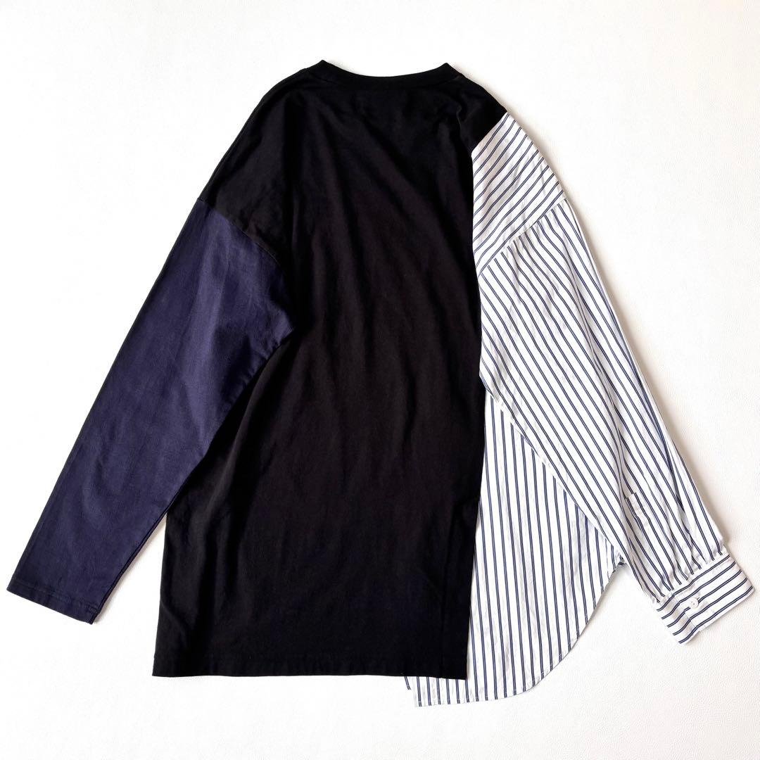 nagonstans ナゴンスタンス アシンメトリー ミックス プルオーバー