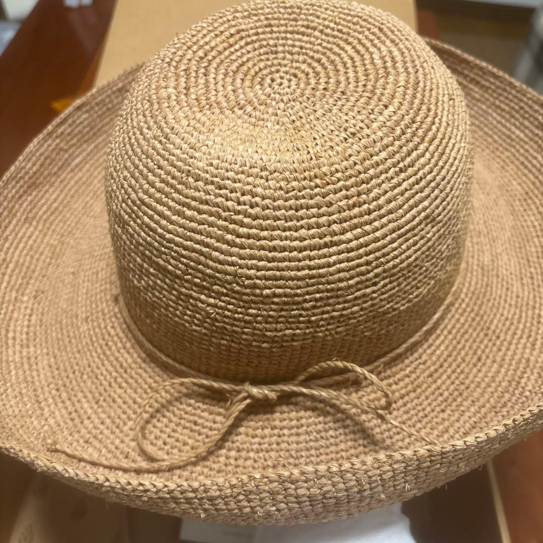 HELEN KAMINSKI 麦わら帽子 57 cm ベージュ