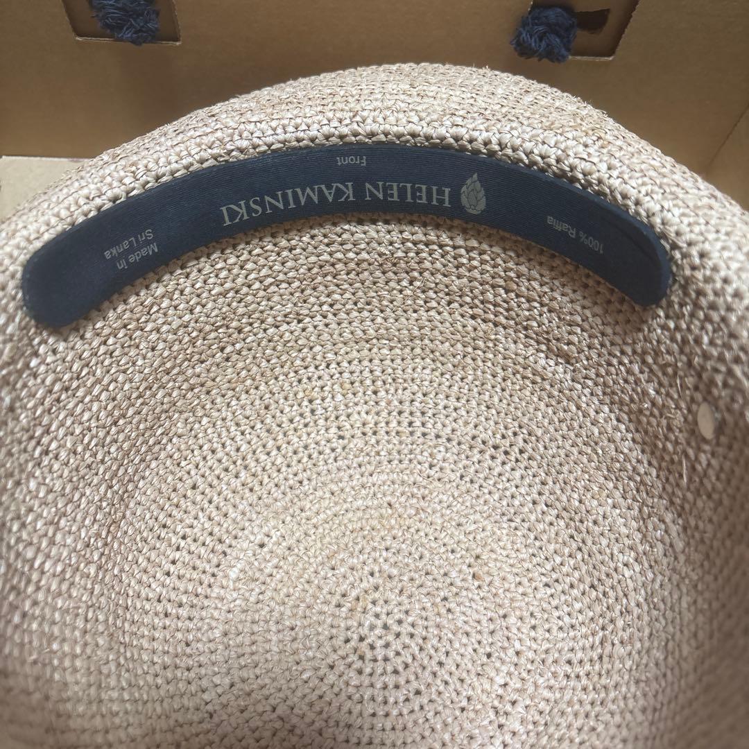 HELEN KAMINSKI 麦わら帽子 57 cm ベージュ