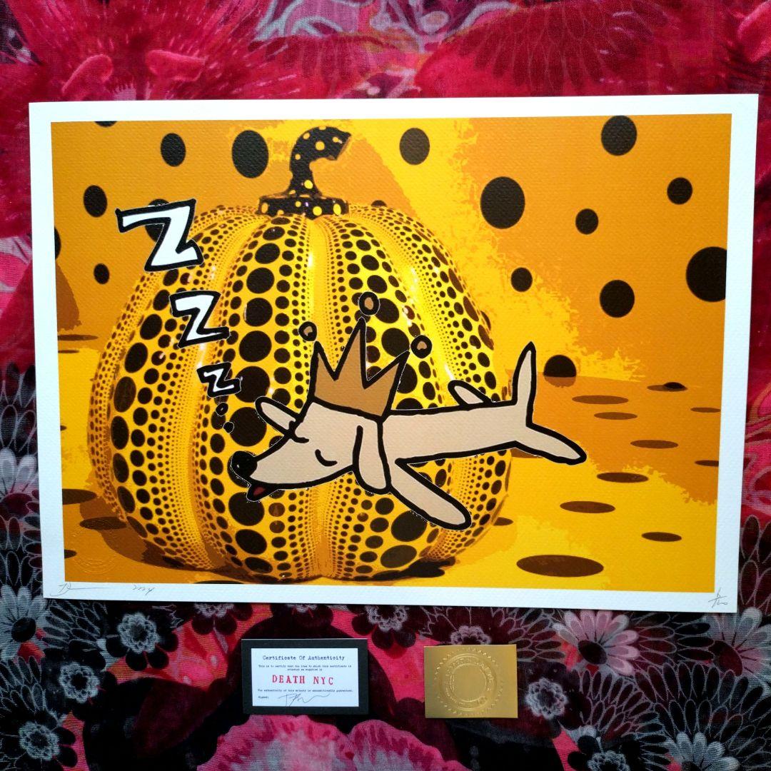 death nyc 世界限定100枚　奈良美智　あおもり犬　草間彌生