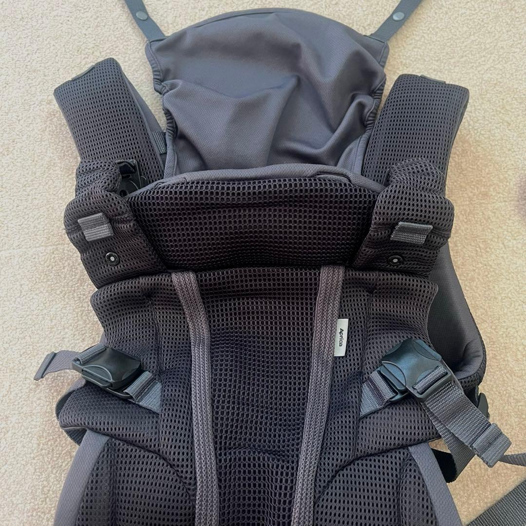 美品 Aprica アップリカ ラクリス ベビーキャリア 抱っこ紐