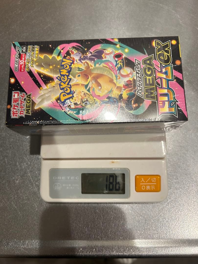 ポケセン産　シュリンク付き　MEGA ドリームEX ボックス　１８６グラム