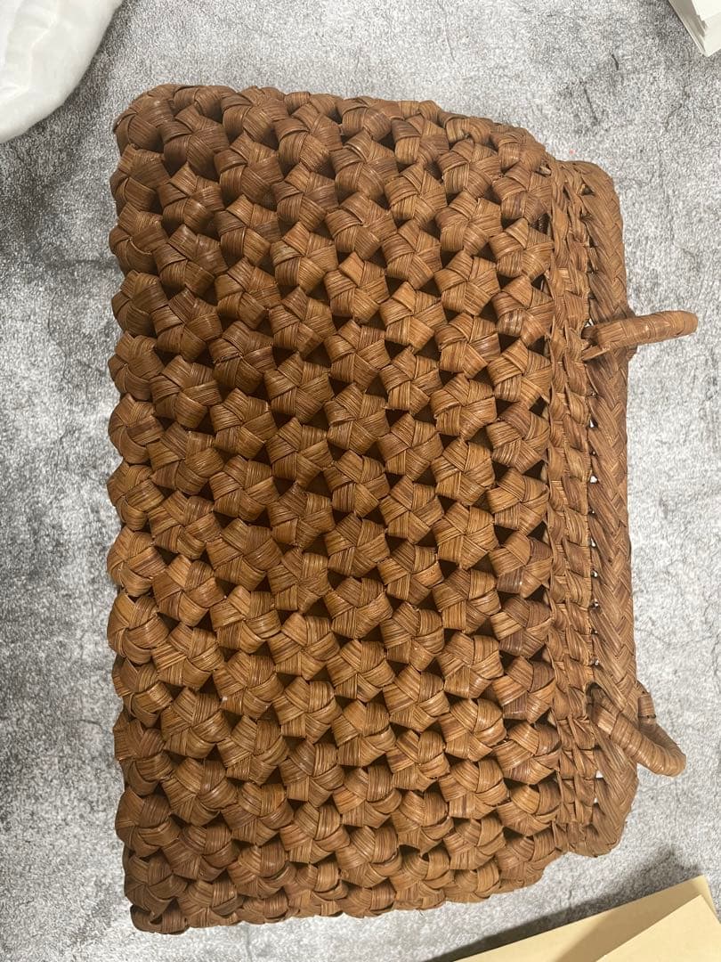 新品　レディース　￼山葡萄カゴバッグ 手提げ 保存袋付き 人気の定番