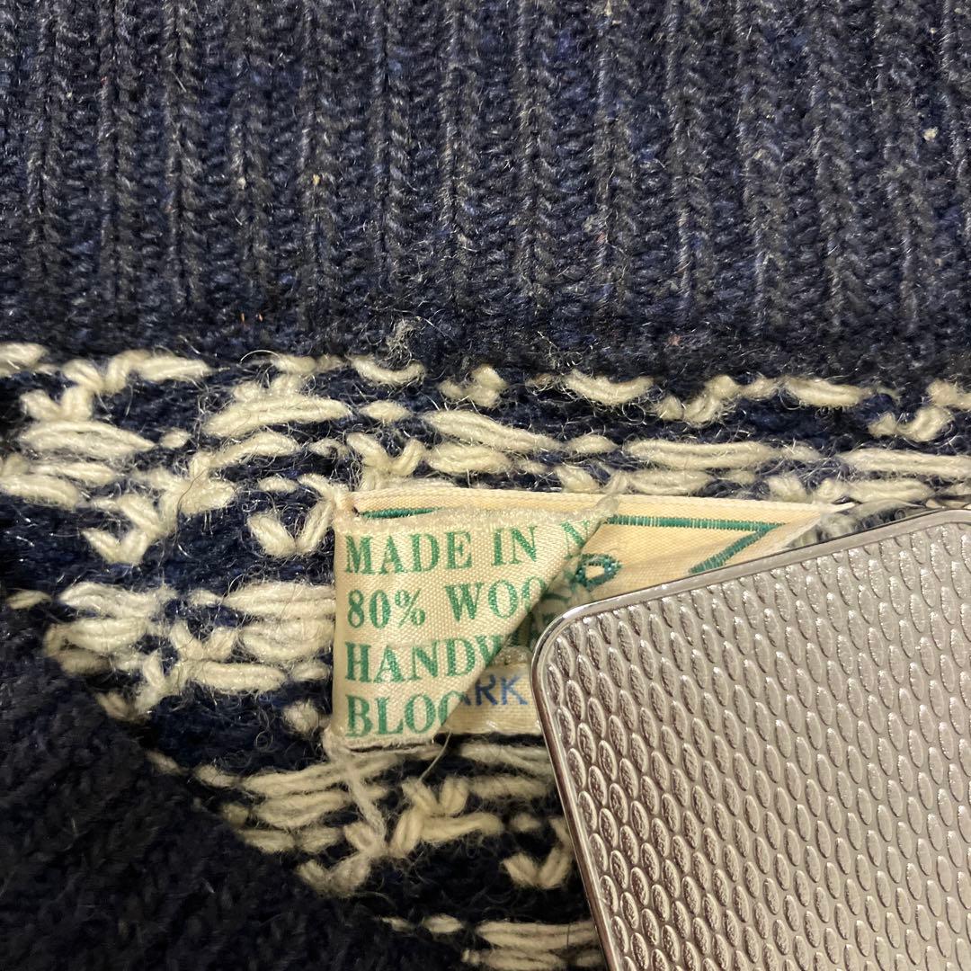 L.L.Bean バーズアイ ウールニット セーター 80s LLBWAN