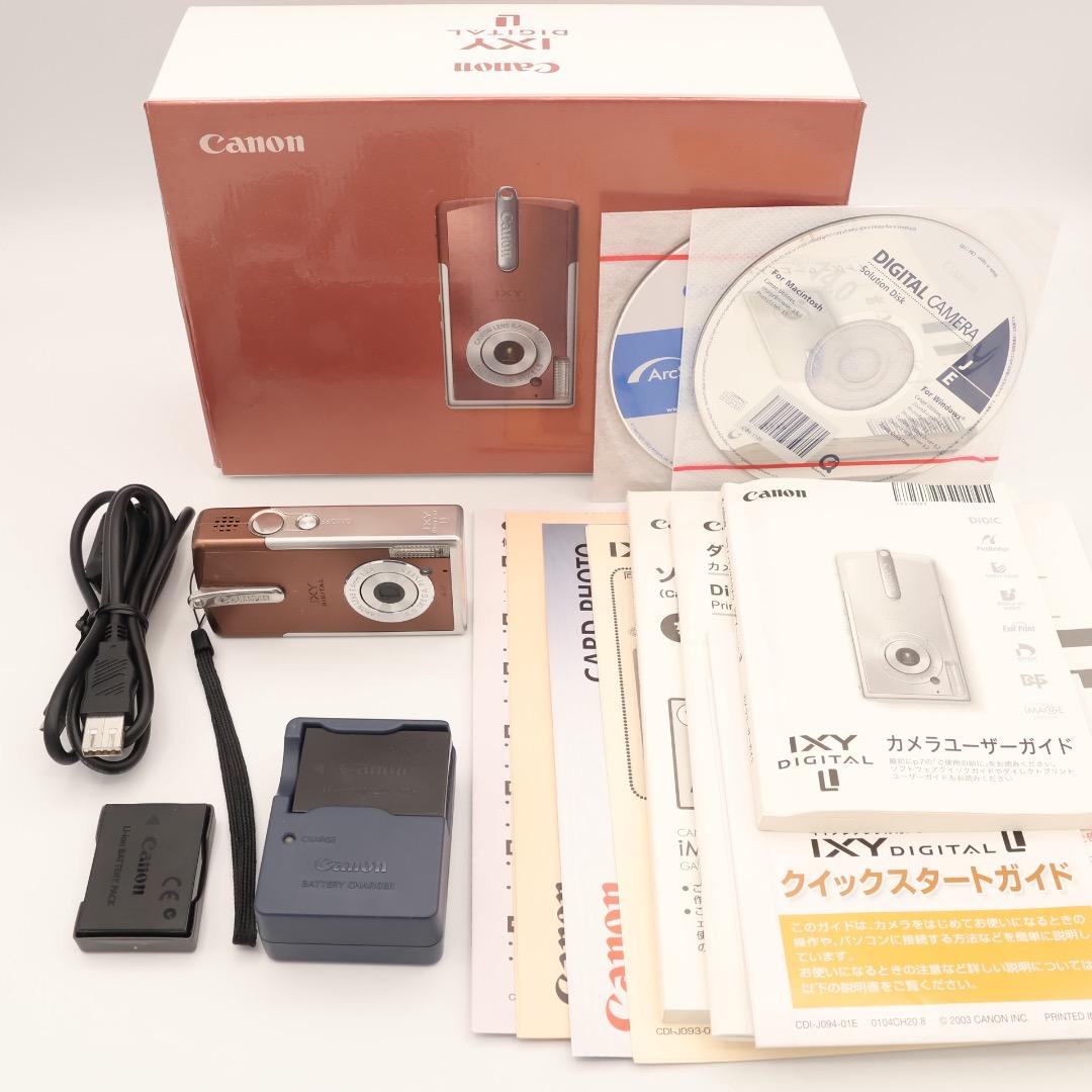 【動作確認済】キヤノン Canon IXY Digtal L ブロンズ コンデジ