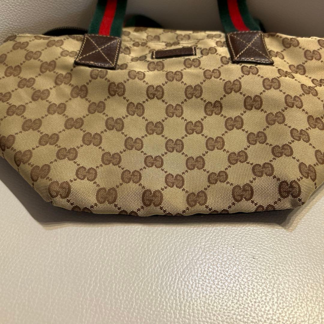 GUCCI　シェリーライン　GG柄　ハンドバッグ　トートバッグ