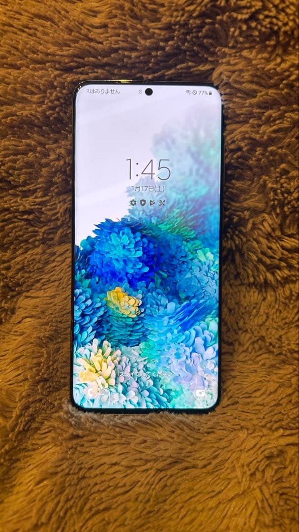 au Galaxy S20 5G SCG01 コズミックグレー　本体のみ