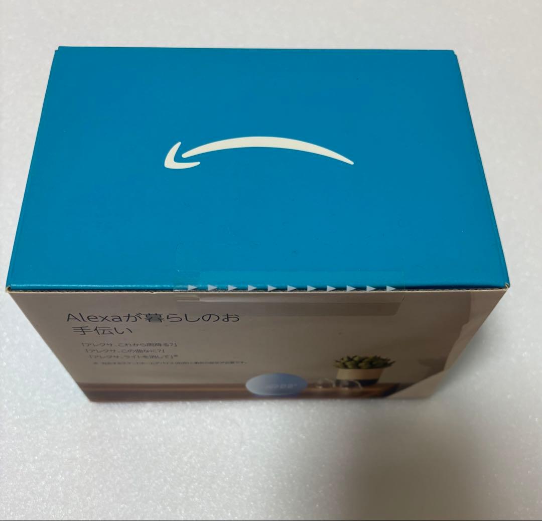 アレクサ Alexa echo dot with clock新品クラウドブルー
