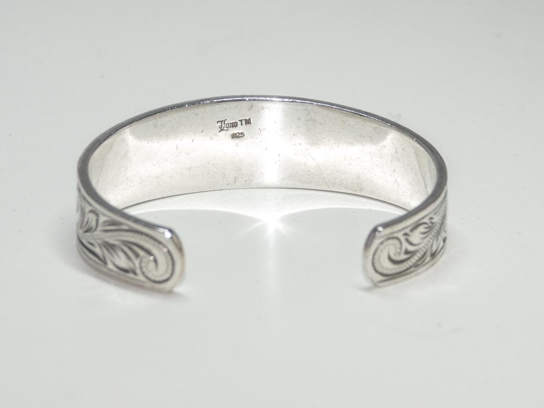 LONO 925シルバー バングル 中央16mm幅 1.5mm厚 32グラム