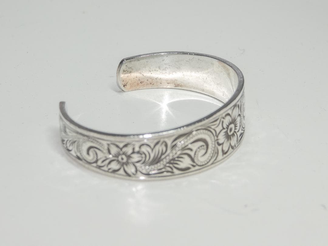 LONO 925シルバー バングル 中央16mm幅 1.5mm厚 32グラム