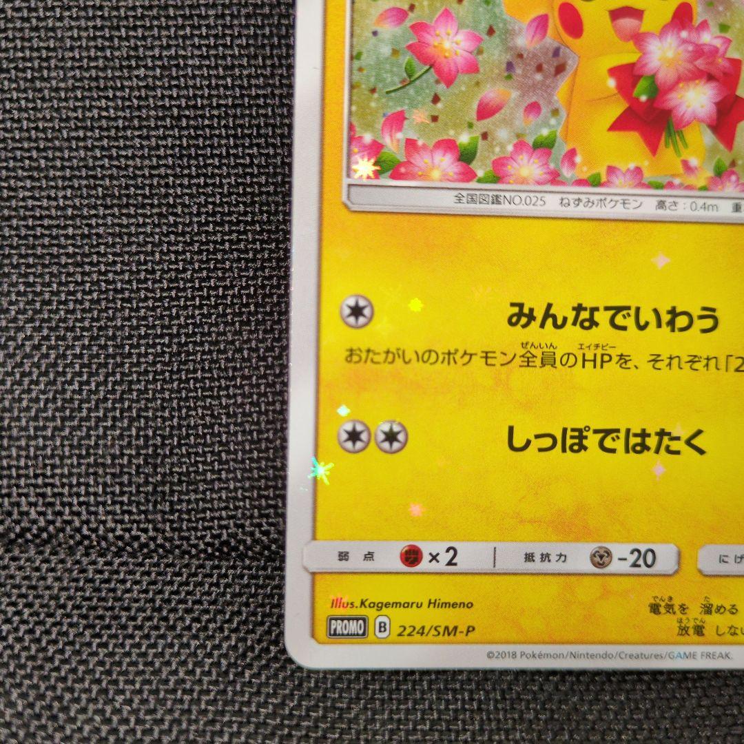 ピカチュウ 224/SM-P みんなでいわう