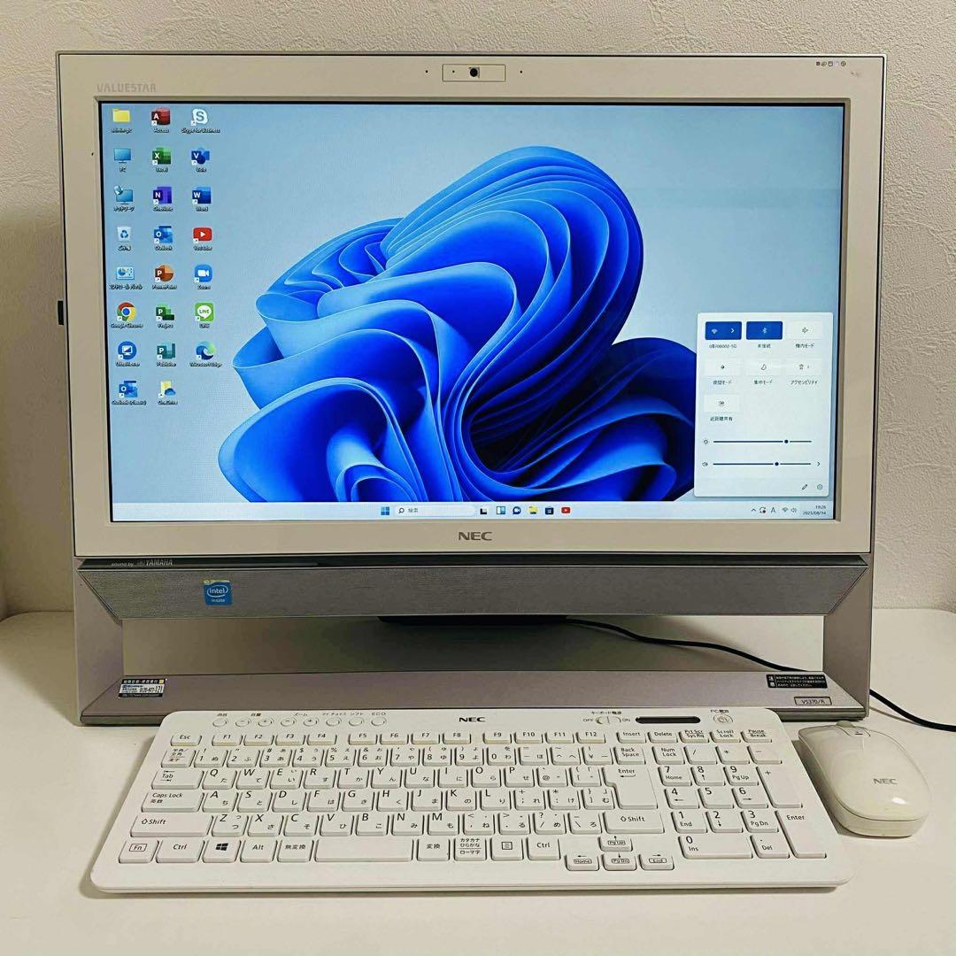 Y746 NECデスクトップSSD高速Windows11オフィス2024付き