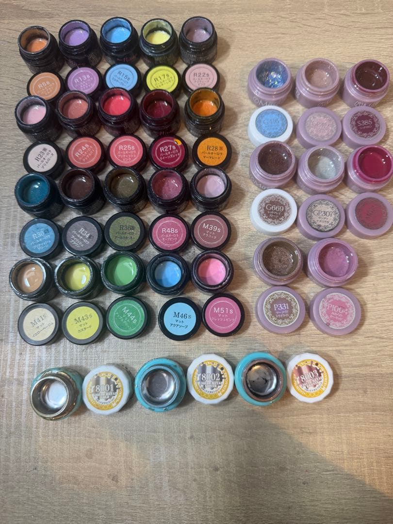 ジェルネイルカラー，パーツまとめ売り