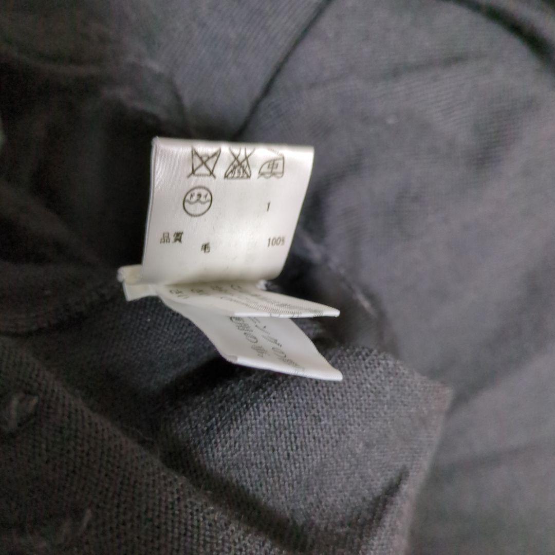 ジャンポールゴルチエ FEMME ブラック ニットワンピース ウール フリンジ