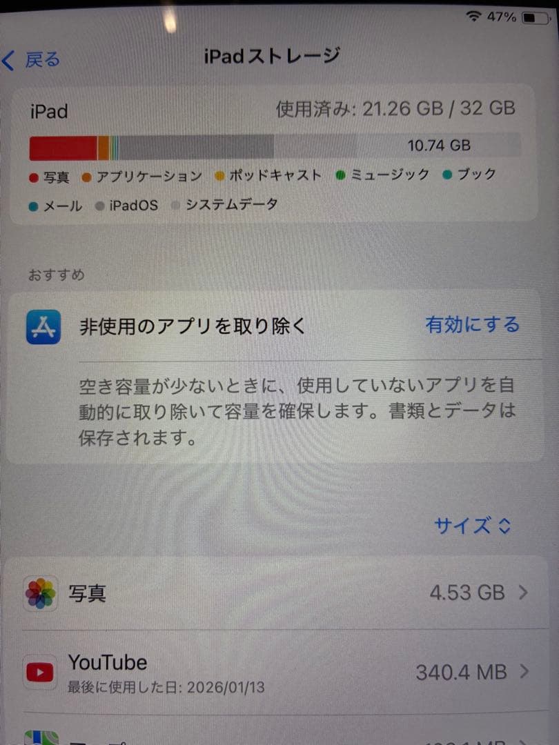 iPad 第7世代 32GB スペースグレイ　セルラーモデル