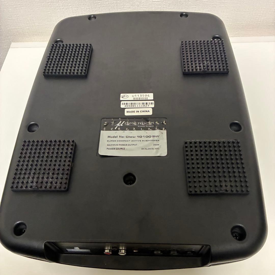 μDiMENSiON ミューディメンション　サブウーファーGlow10100sw