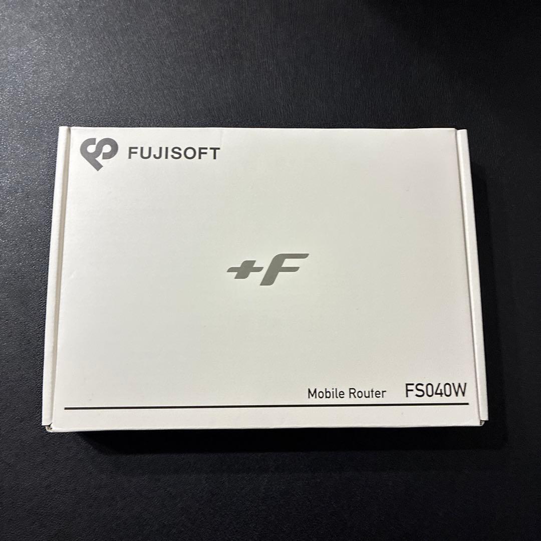 富士ソフト +F FS040W モバイル Wi-Fi ルーター