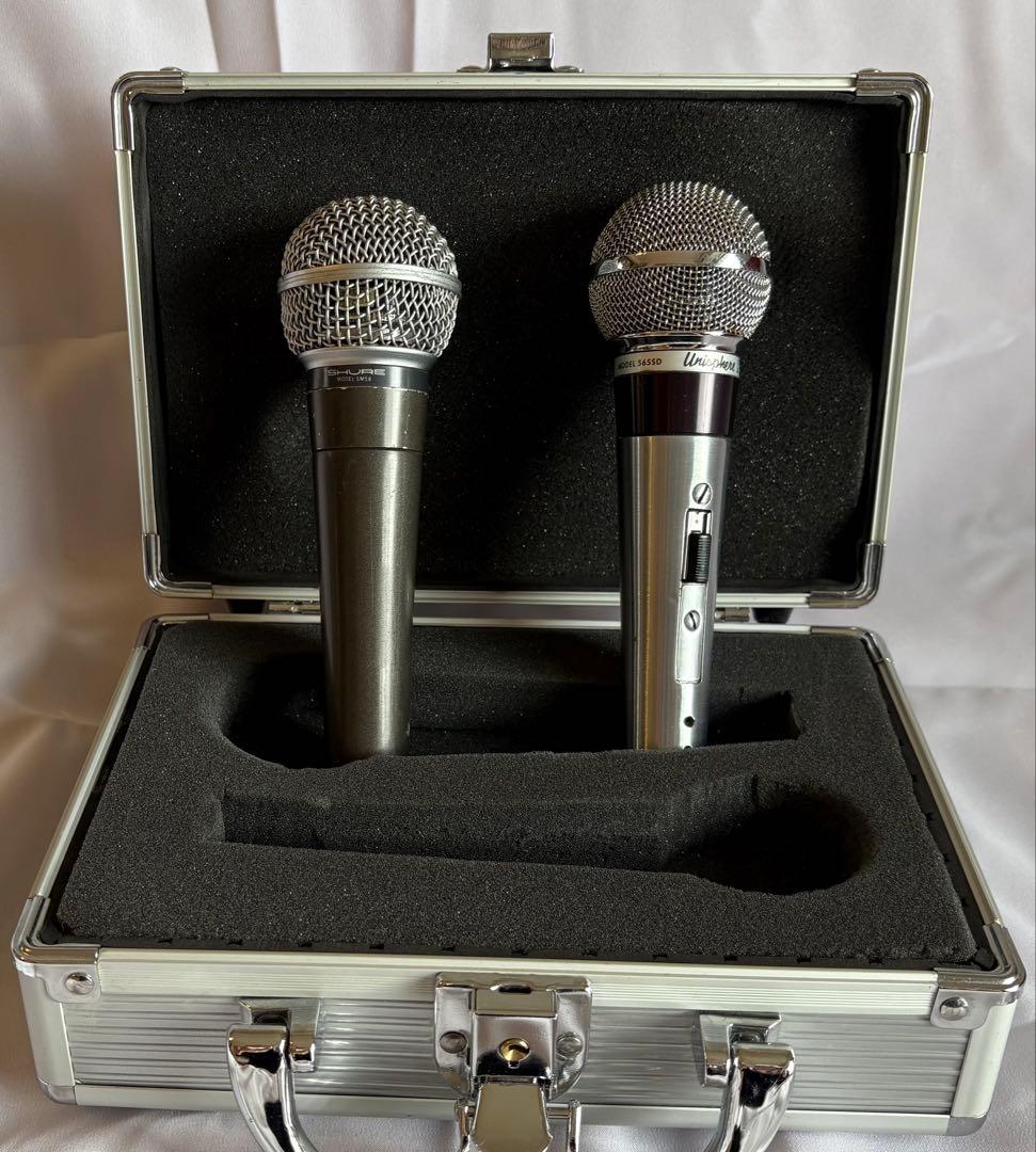 【希少USA製】SHURE SM58 & 565SD セット/シールド/ケース