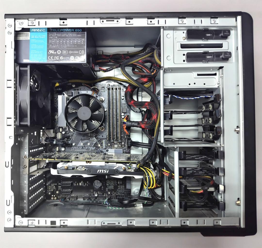 自作ジャンクPC　i5-8500 GTX-970 16Gb SSD500Gb