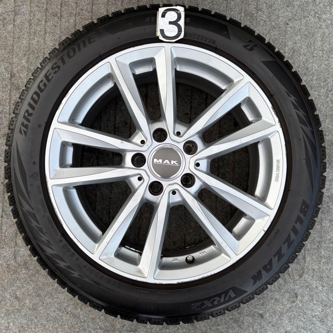 ◆MAKアルミホイール 17インチ★225/50R17★23年スタッドレスタイヤ