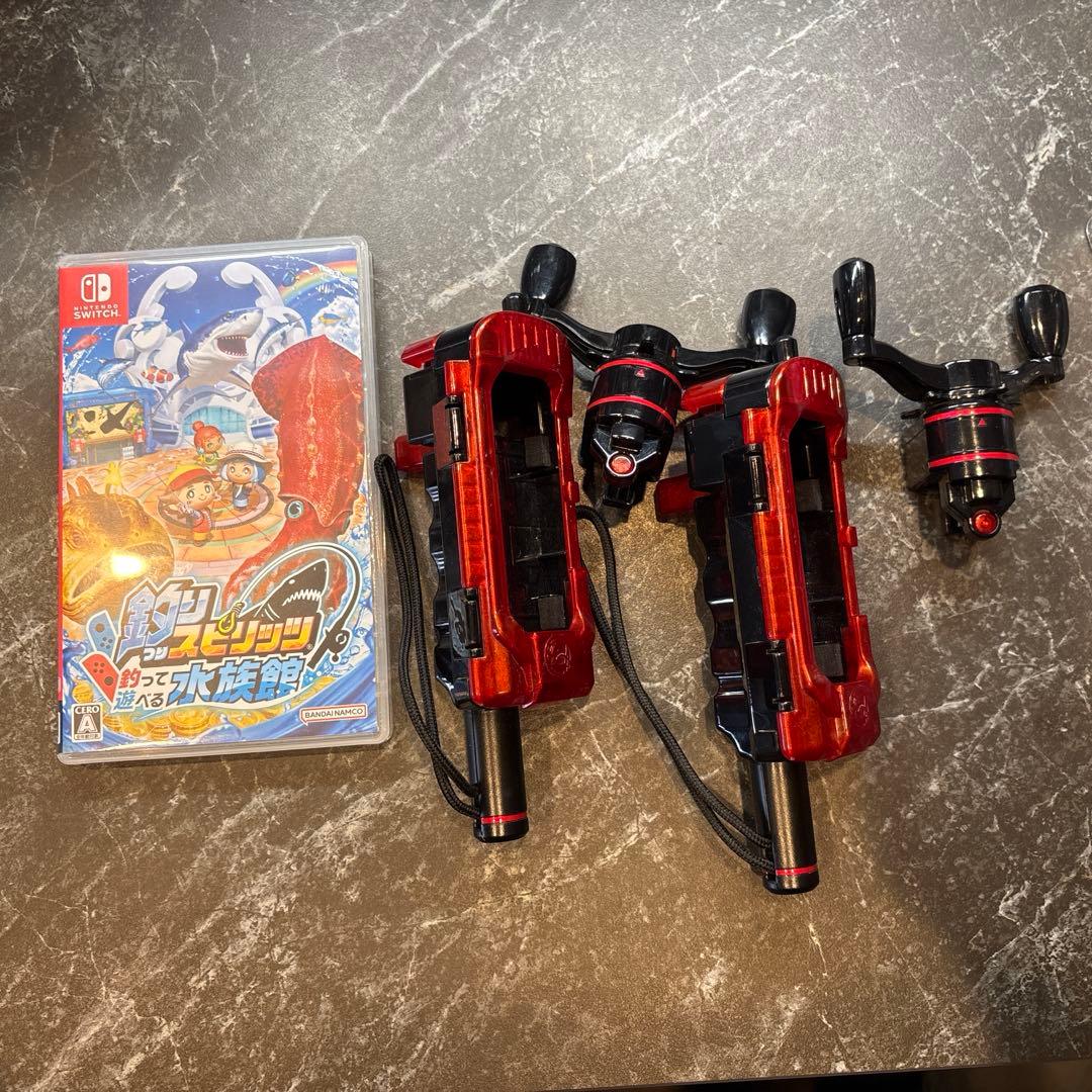 釣りスピリッツ　釣って遊べる水族館　サオコン2つ付き