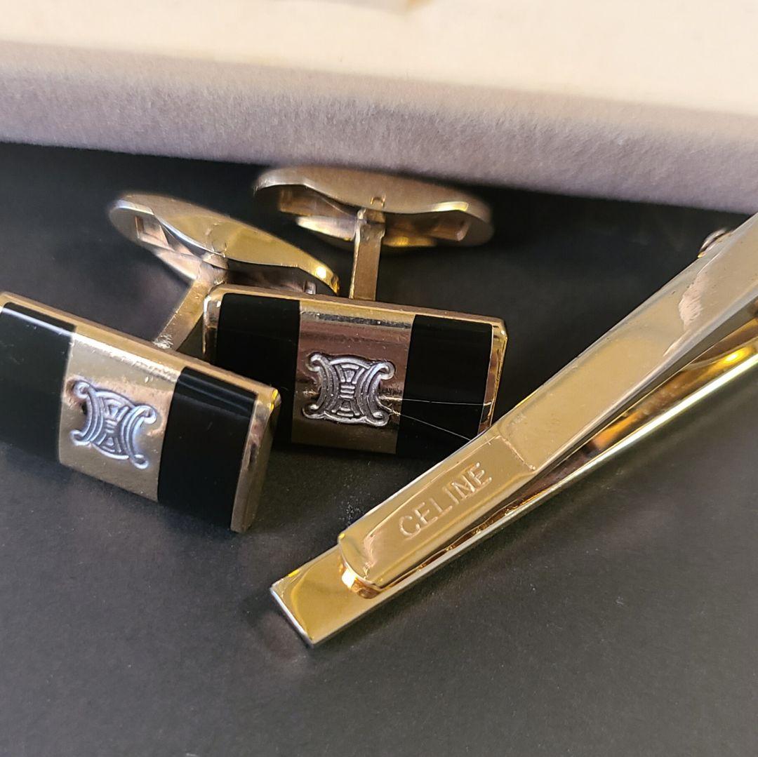 【正規品】CELINE/セリーヌ カフリンクス/ネクタイピン/カフスボタン