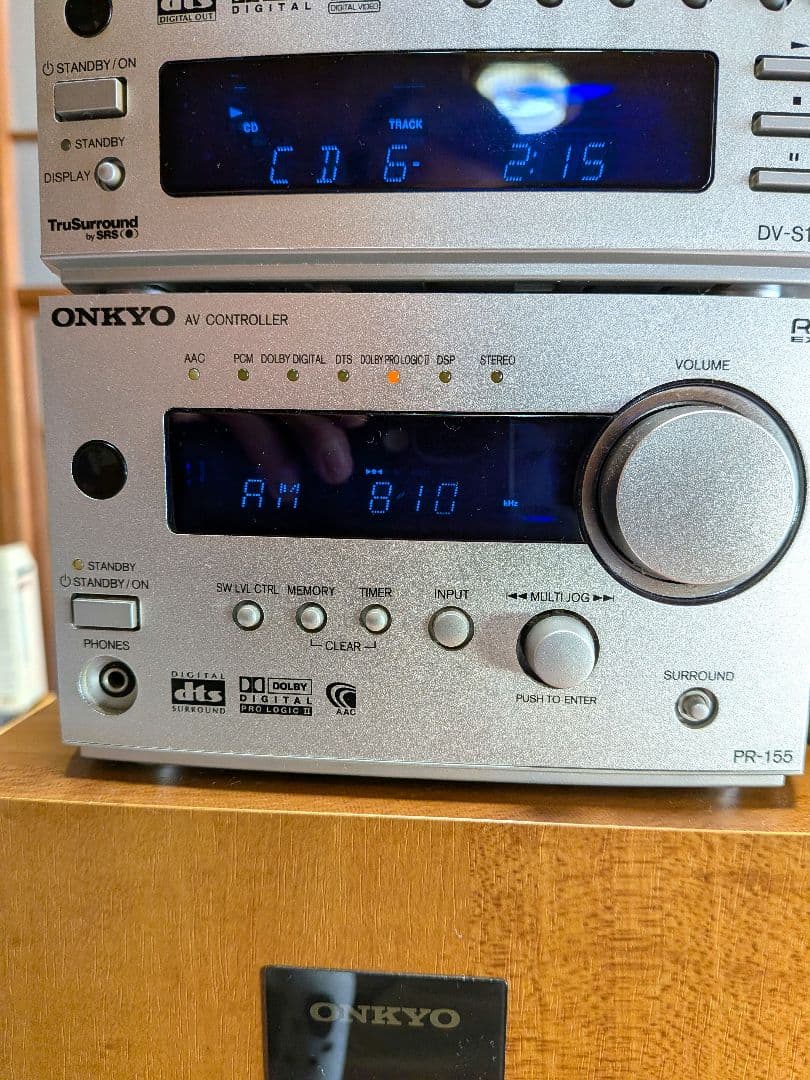 ONKYO 5.1CHホームシアターシステム　AVコントローラ、DVDプレーヤー