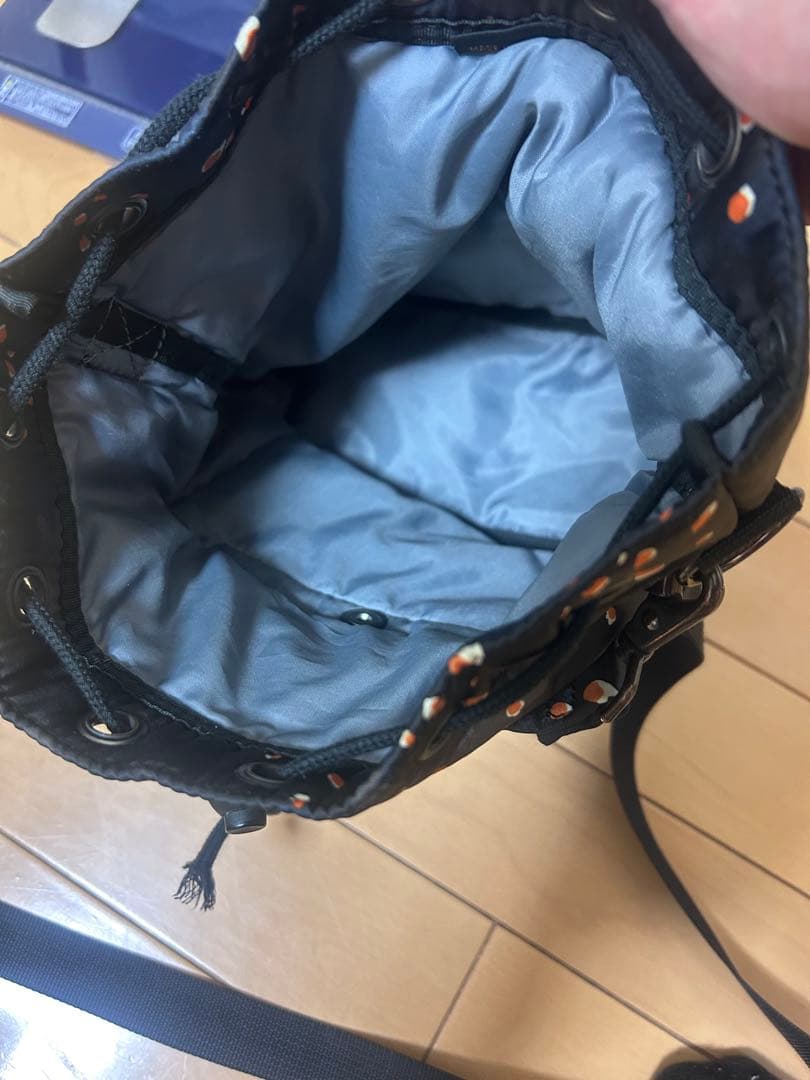 PORTER BALLOONSAC ブラック/オレンジ　ポーター