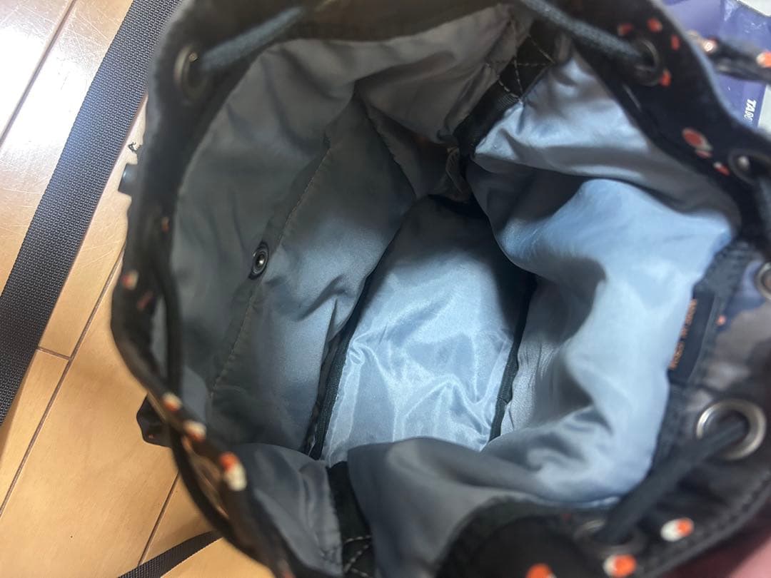 PORTER BALLOONSAC ブラック/オレンジ　ポーター