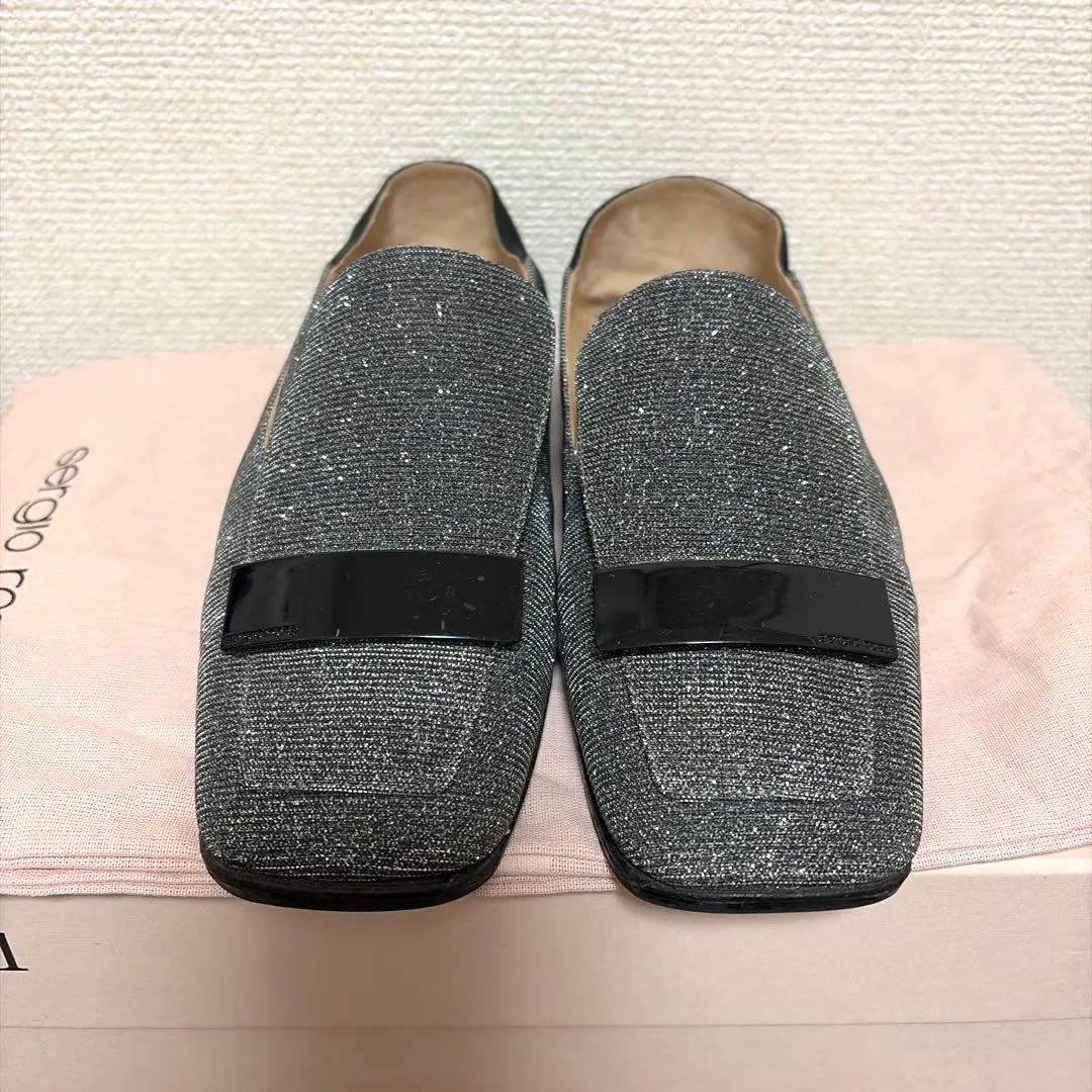 セルジオロッシ　ローファー　sr1 スリッパ　37 フラット　シューズ