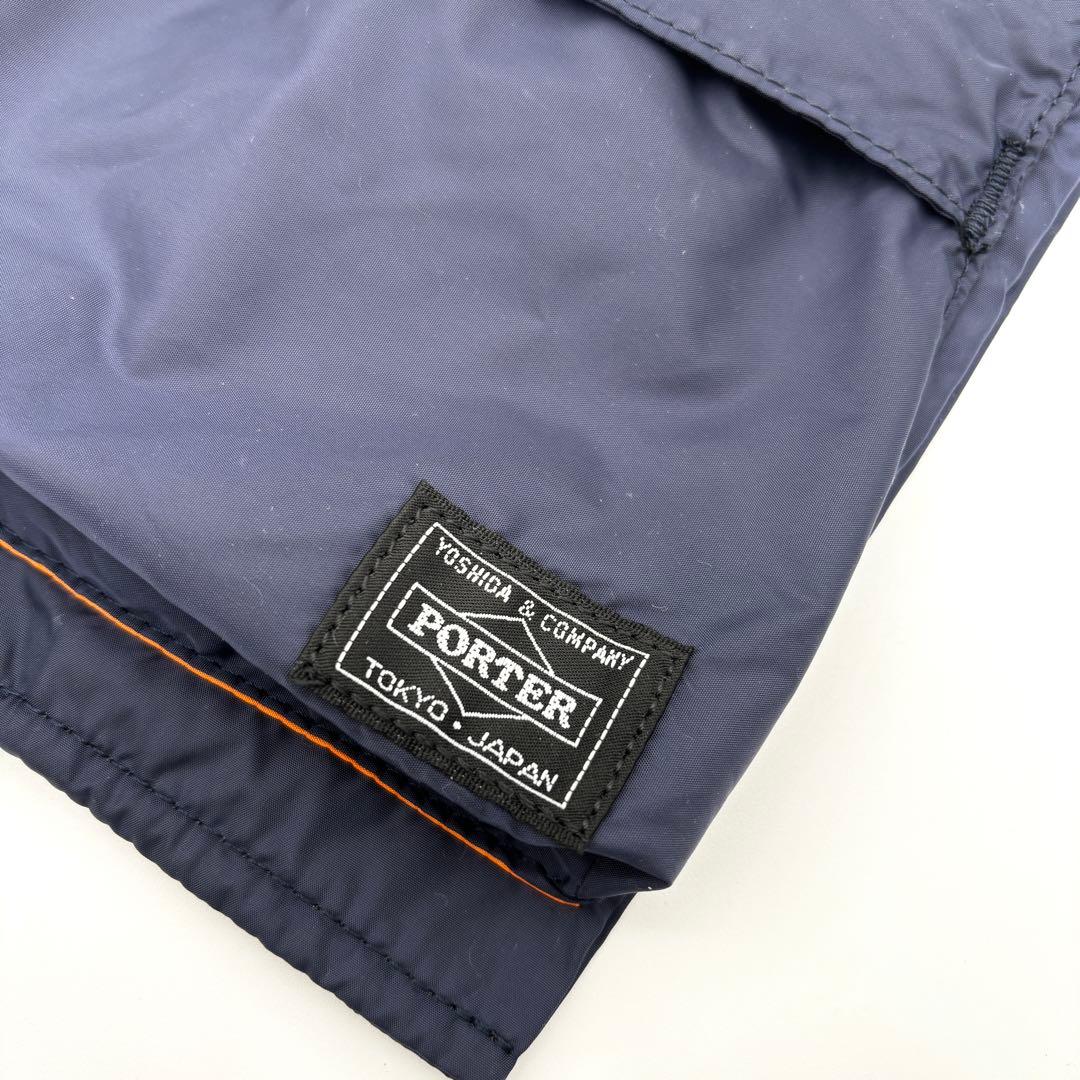 未使用に近い・完売品 ポーター グロサリー エコバッグ ロゴ メンズ ネイビー