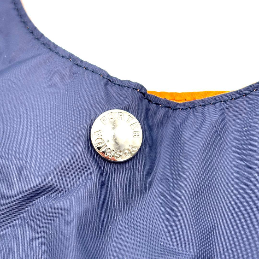 未使用に近い・完売品 ポーター グロサリー エコバッグ ロゴ メンズ ネイビー