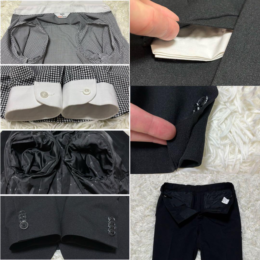 【ワルツバイビームスデザイン】キッズフォーマル　スリーピース　卒服　男の子　黒