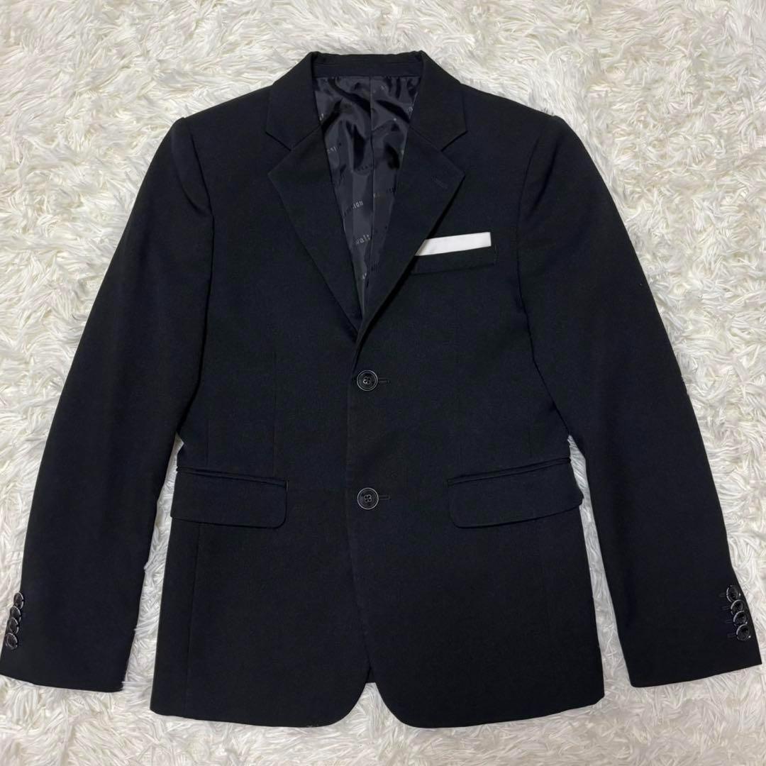 【ワルツバイビームスデザイン】キッズフォーマル　スリーピース　卒服　男の子　黒
