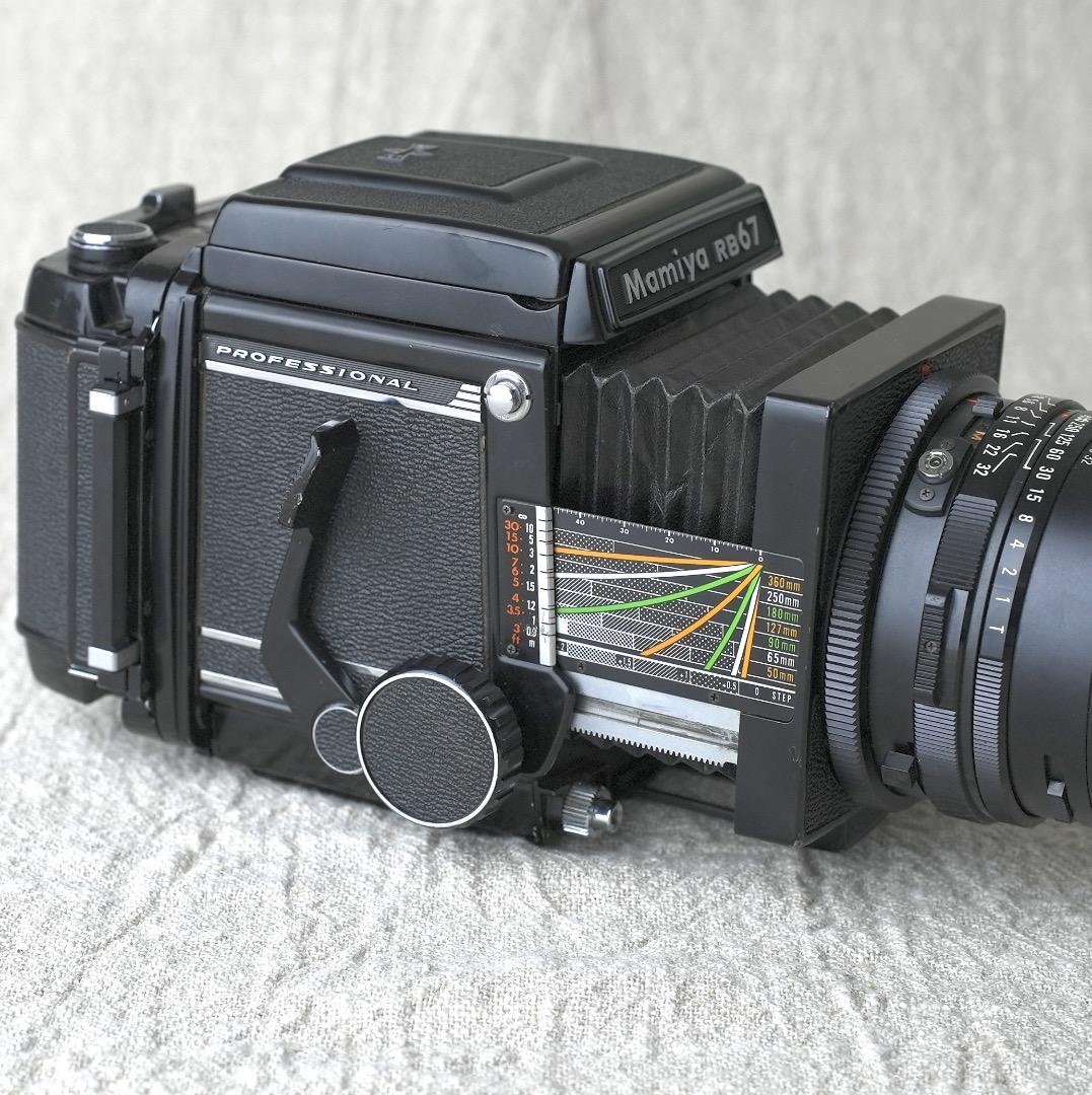 フィルムカメラ Mamiya RB67 sekor 127mm F3.8