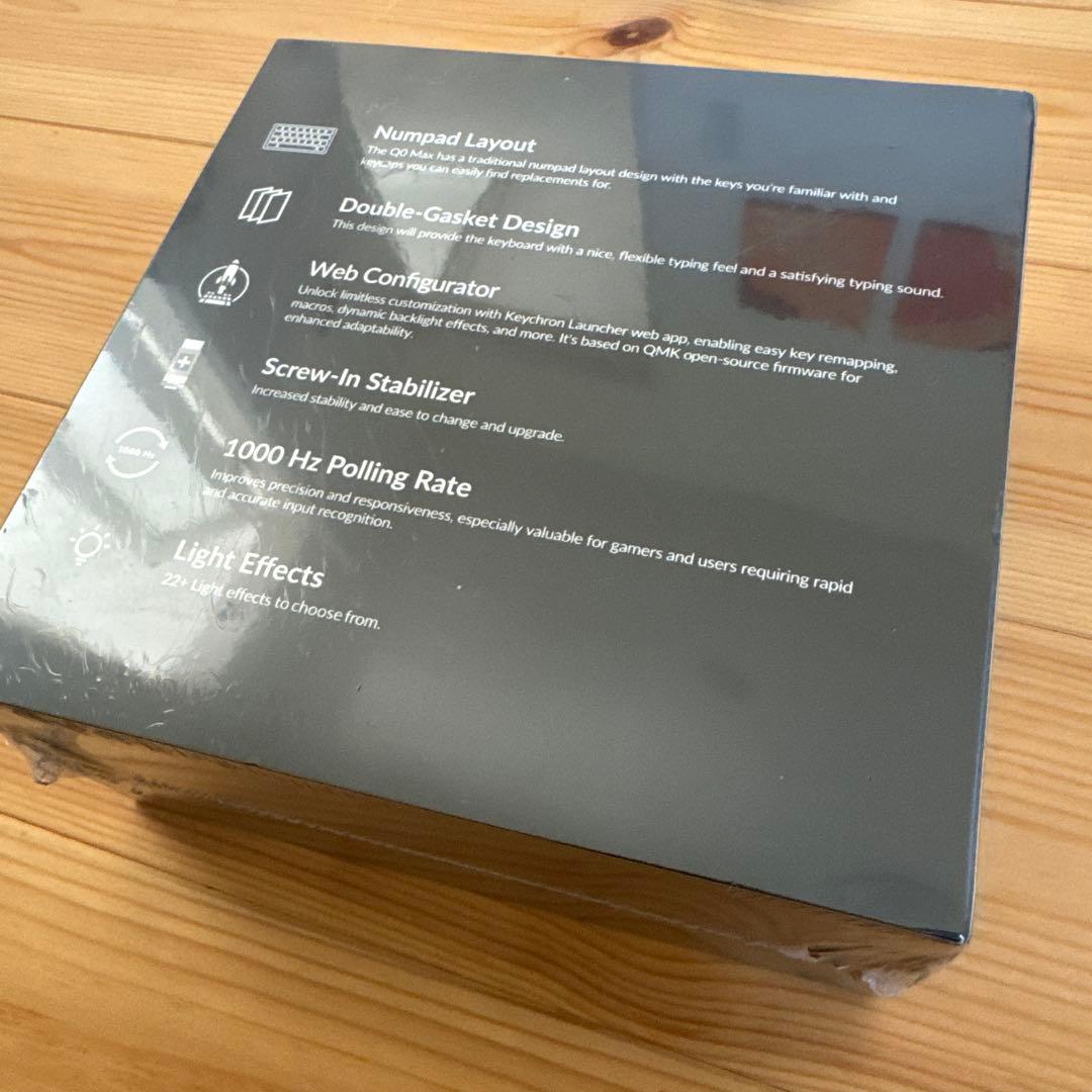 新品未開封 Keychron Q0 Max ワイヤレステンキー バナナ軸