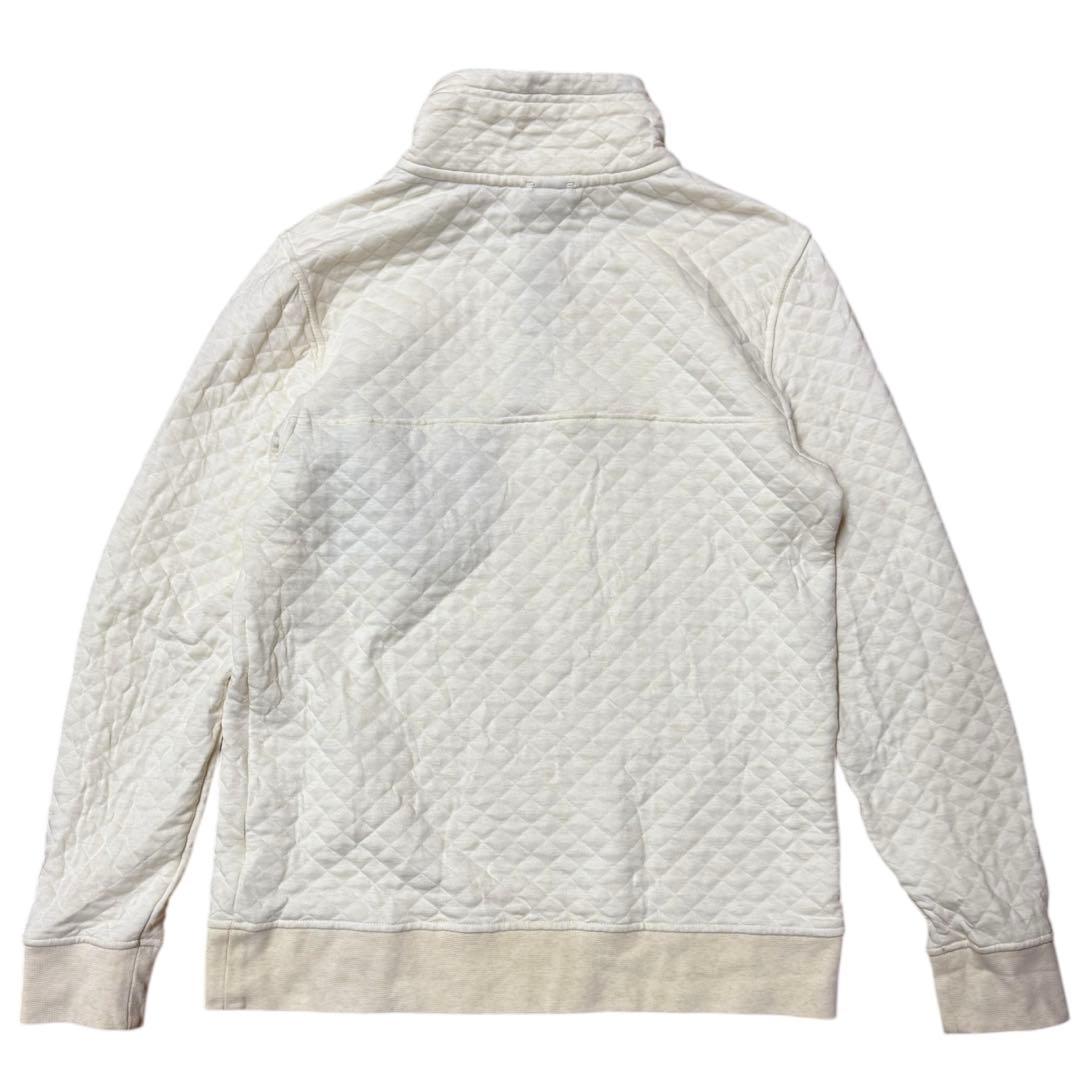 美品 パタゴニア ダイアモンドキルト スナップT ナチュラル ネイビー