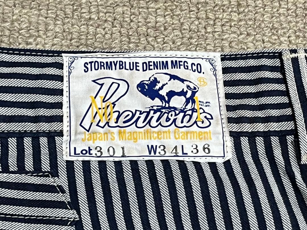 フェローズ LOT 301 ヒッコリーペインターパンツ 34インチ