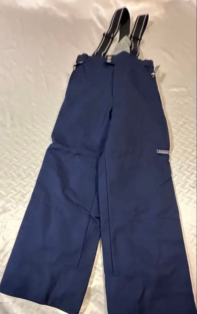 極美品　ellesse スキーウェア　上下セット　白と紺色　レディースL程度