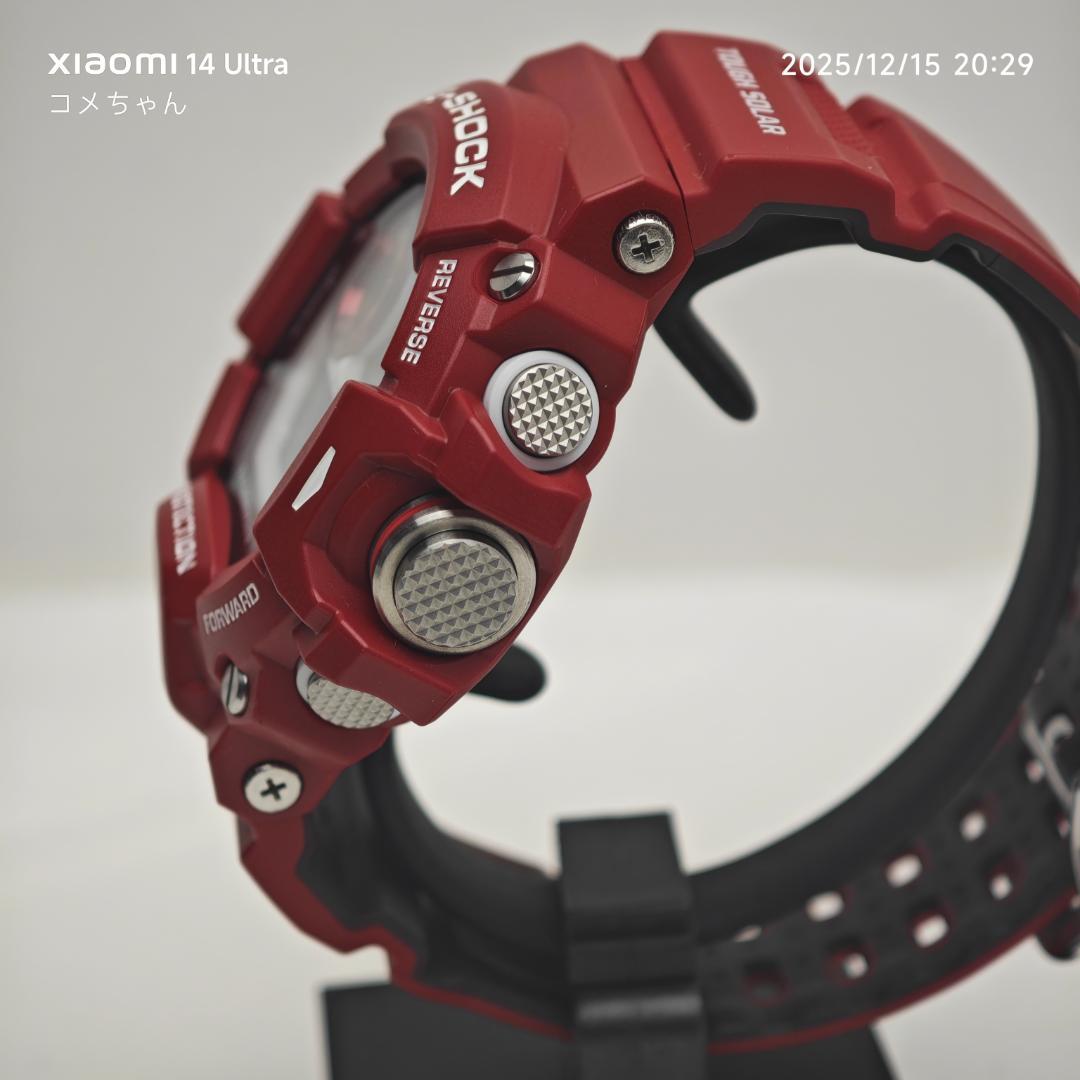 【希少・美品】カシオG-SHOCK　GW-9400RDJ-4JFレスキューレッド