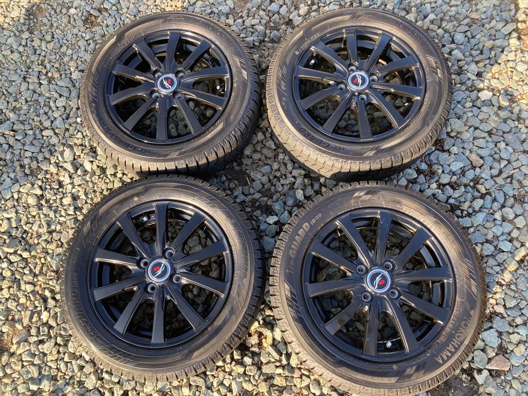 すぐ発送アルミホイール付165/65R14ヨコハマスタッドレスタイヤ 4本セット