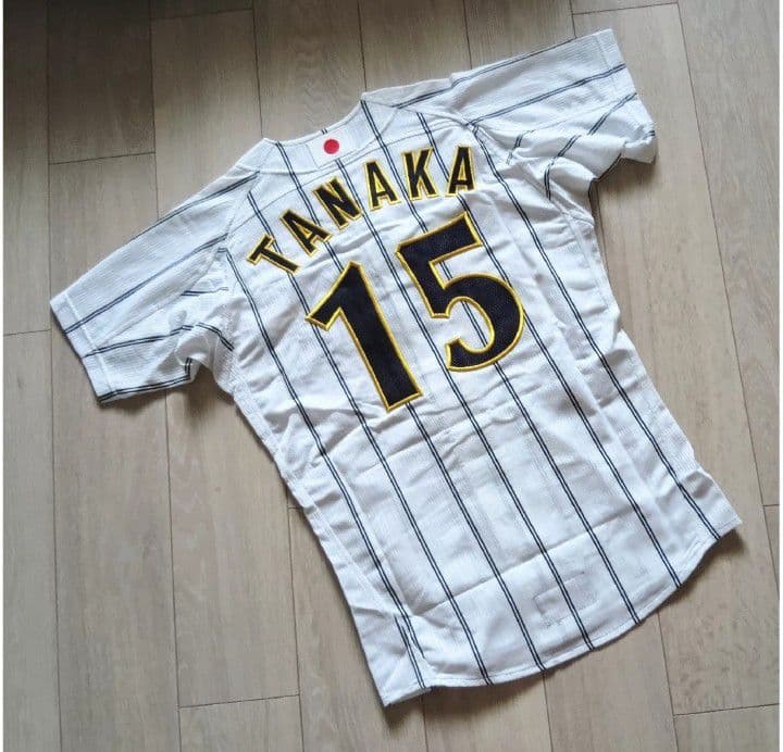 【プロモデル　タグ袋付】オリンピック　田中　ホーム　ユニフォーム　ミズノプロM