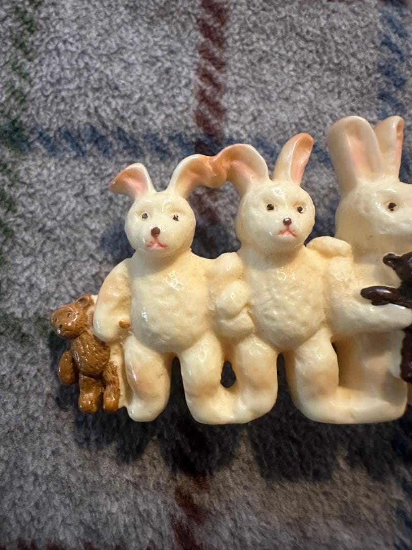 WEEKENDS うさぎ ヴィンテージバレッタ