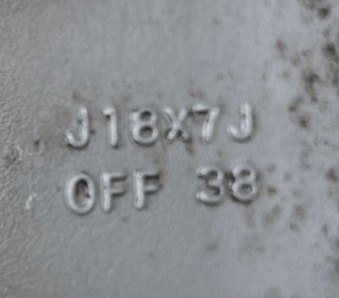 デリカd5純正W24年ケンダスタッドレス18インチ ホイール4本愛知引き取り希望