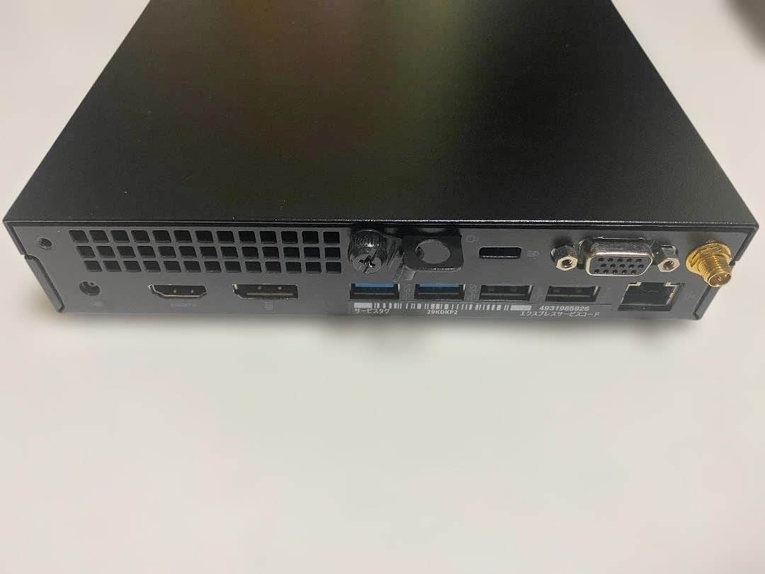ミニPC OptiPlex 3050Micro i5-7500T 8GBNVMe256GB