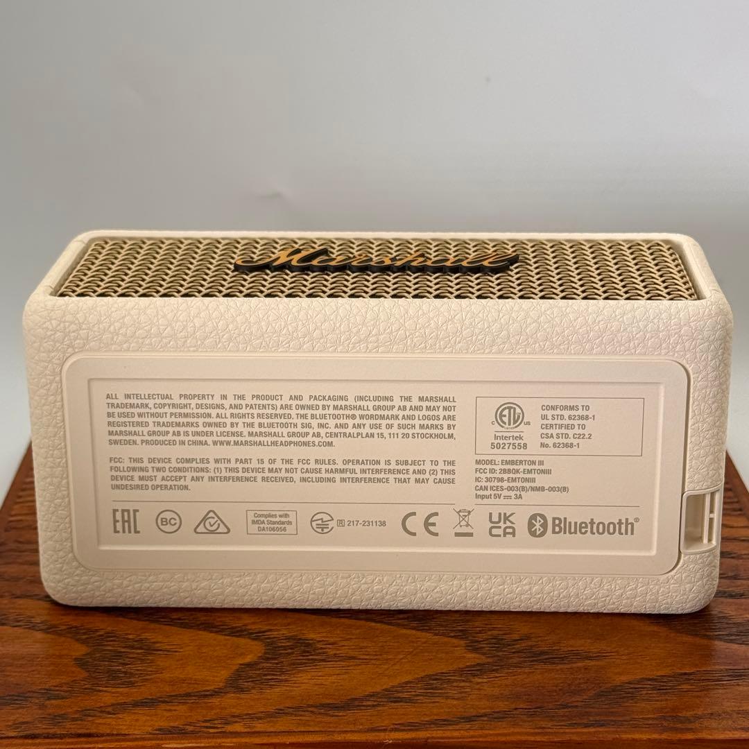 Marshall Emberton III Bluetoothスピーカー 美品
